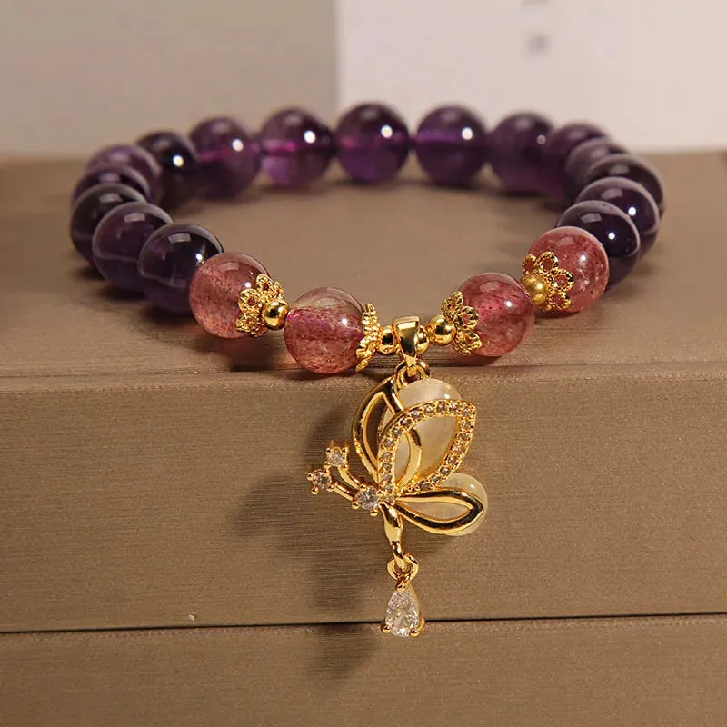 Natural Amethyst Bracelet