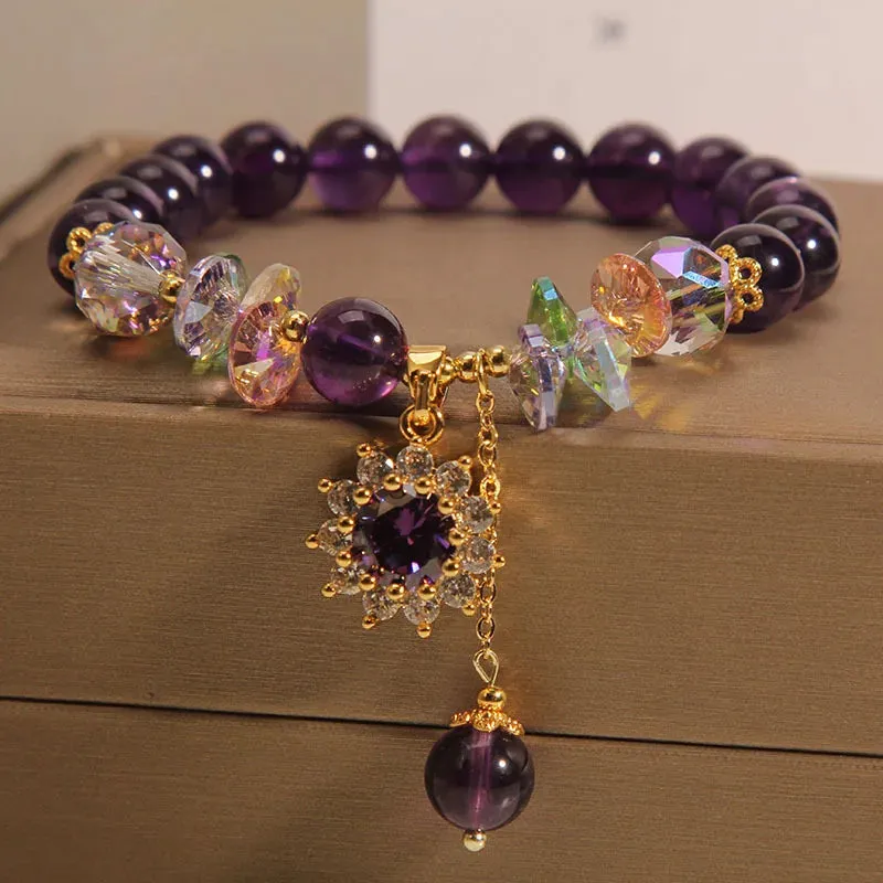 Natural Amethyst Bracelet