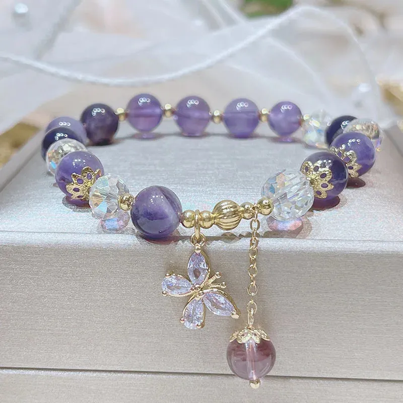Natural Amethyst Bracelet