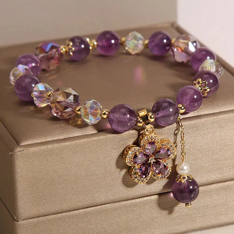 Natural Amethyst Bracelet