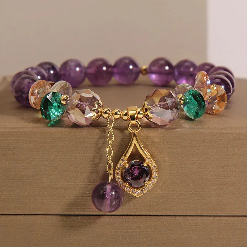 Natural Amethyst Bracelet