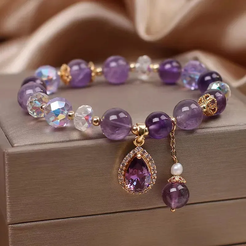 Natural Amethyst Bracelet
