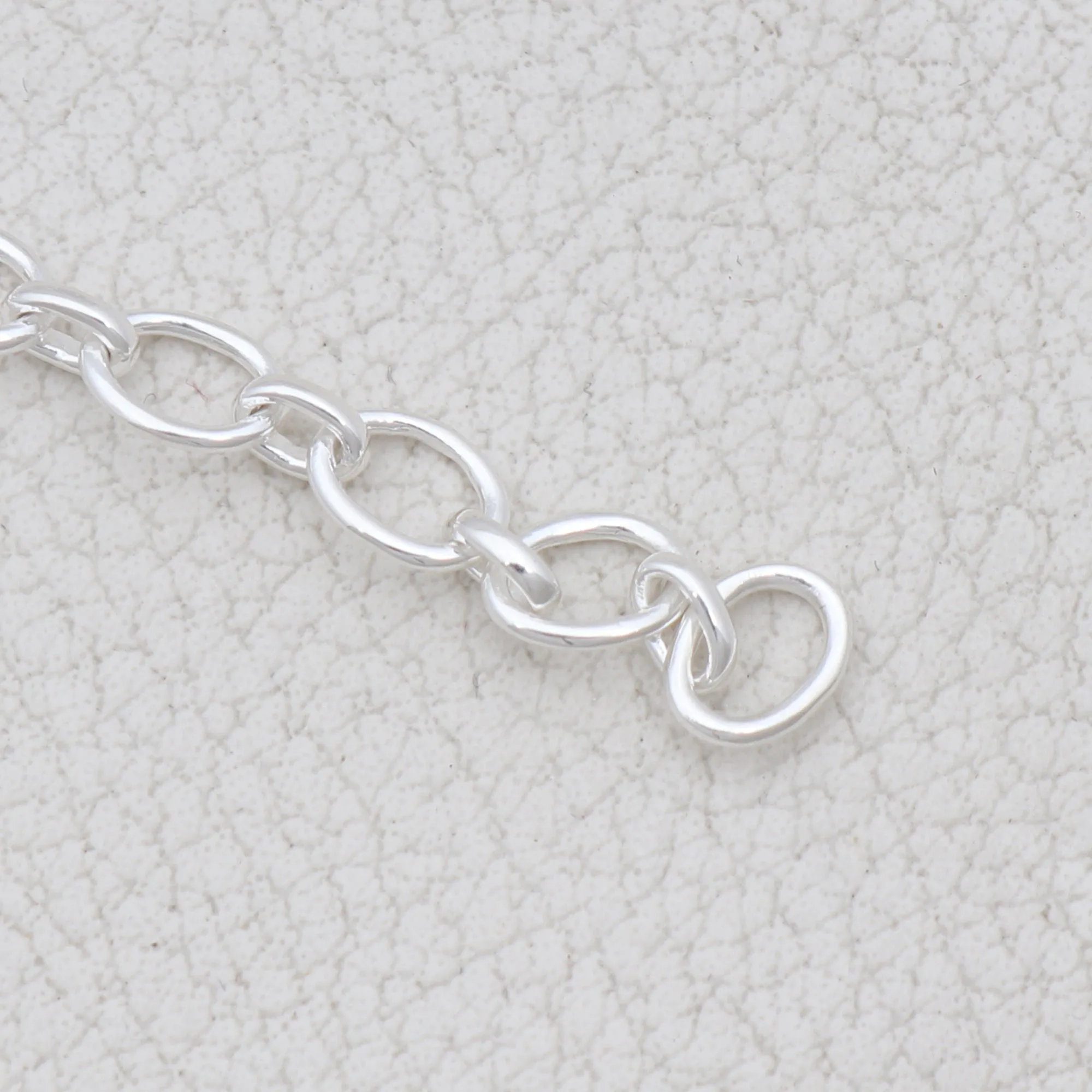 Natural Blue Topaz Silver Bracelet