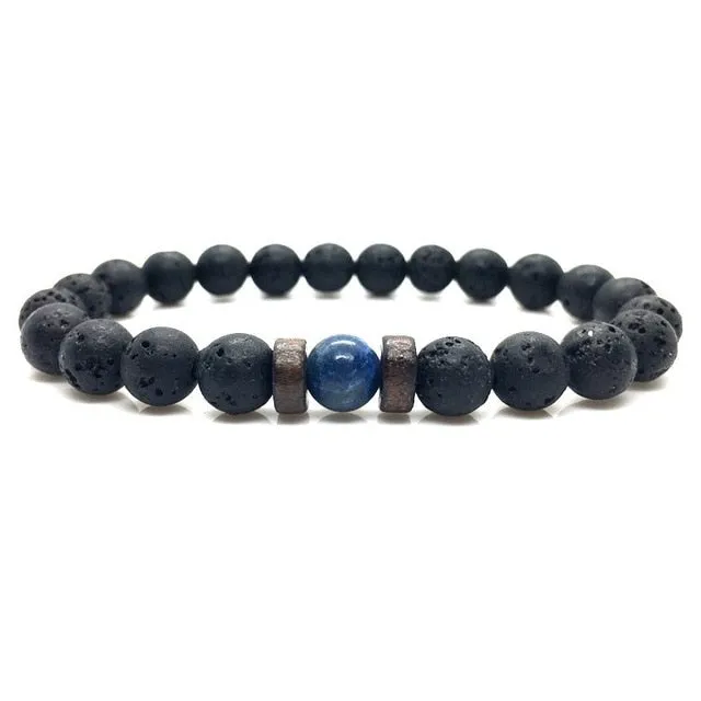 Natural Moonstone Bead Tibetan Buddha Bracelet