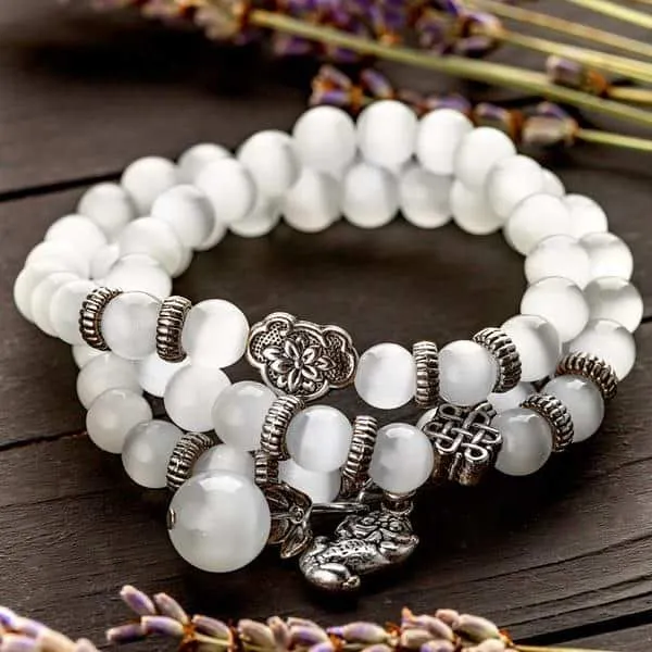 Natural Opal Beads Bracelet
