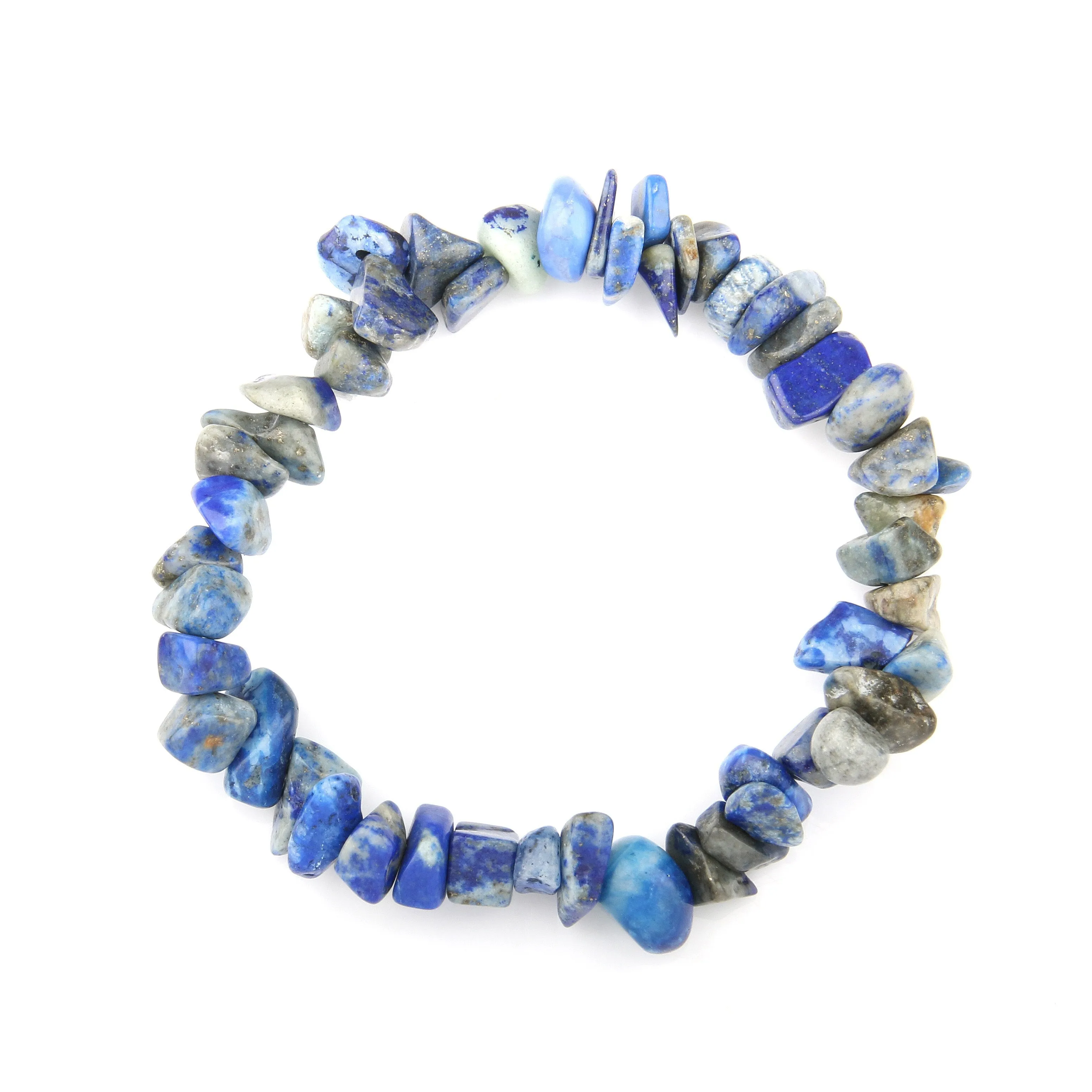 Natural Stone Chips Agates Bracelet Amethysts Crystal
