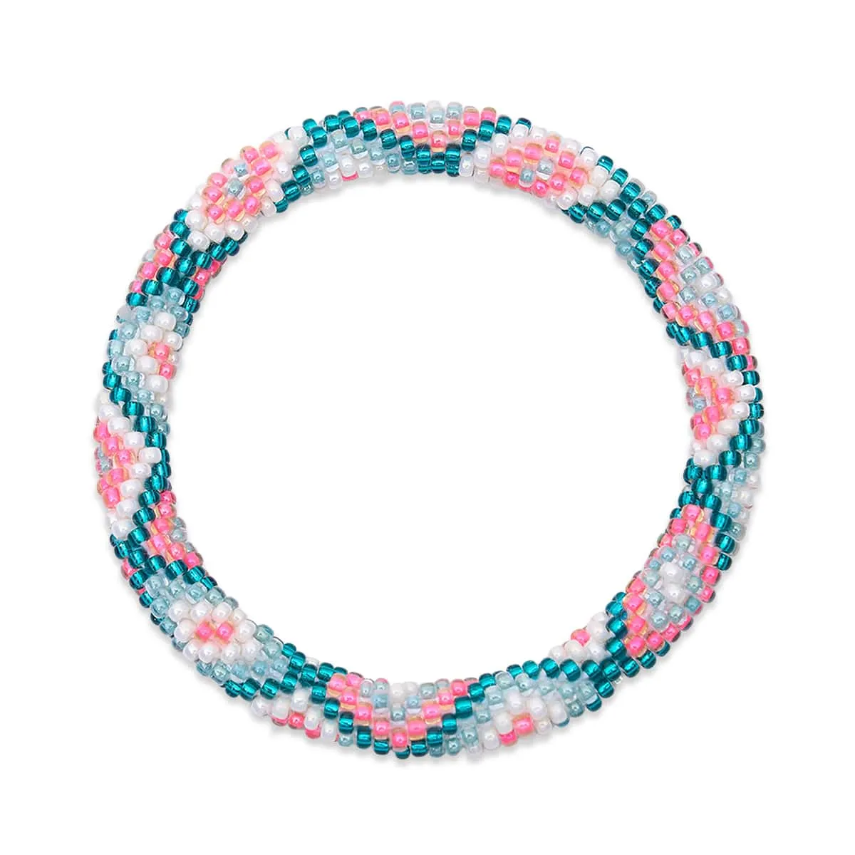 Neon Bird Of Paradise | Himalayan Glass Bead Bracelet