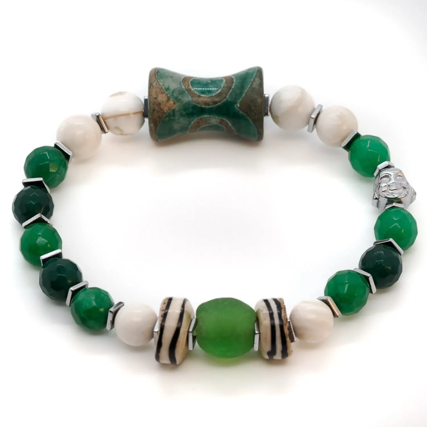 Nepal Beads Buddha Beaded Bracelet