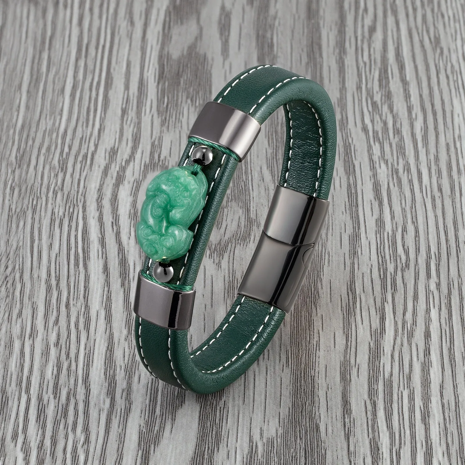 New Natural Dongling Jade Pixiu Jewelry Lucky Bracelet