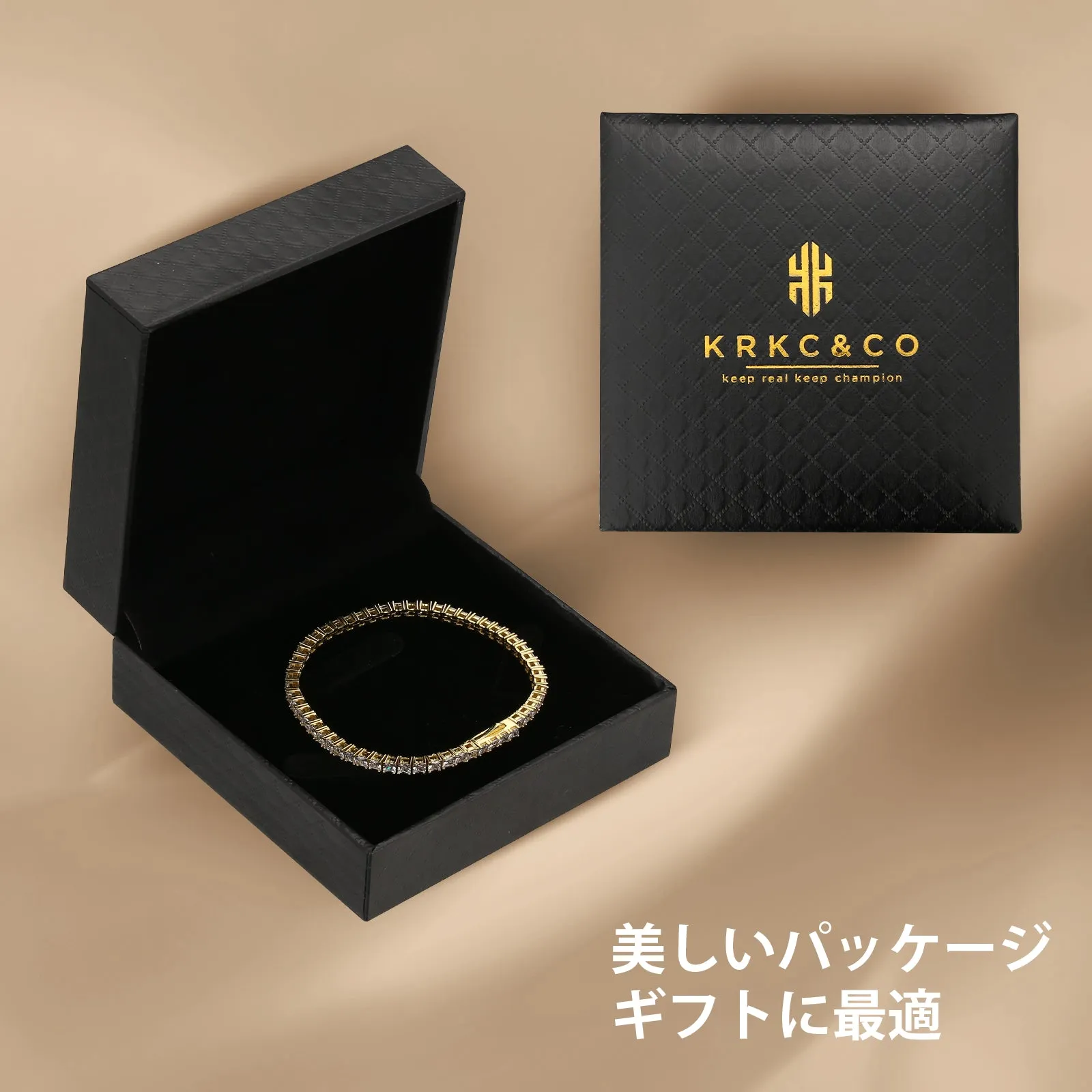 【NEW】3mm S925 Princess Cut Square Tennis Bracelet