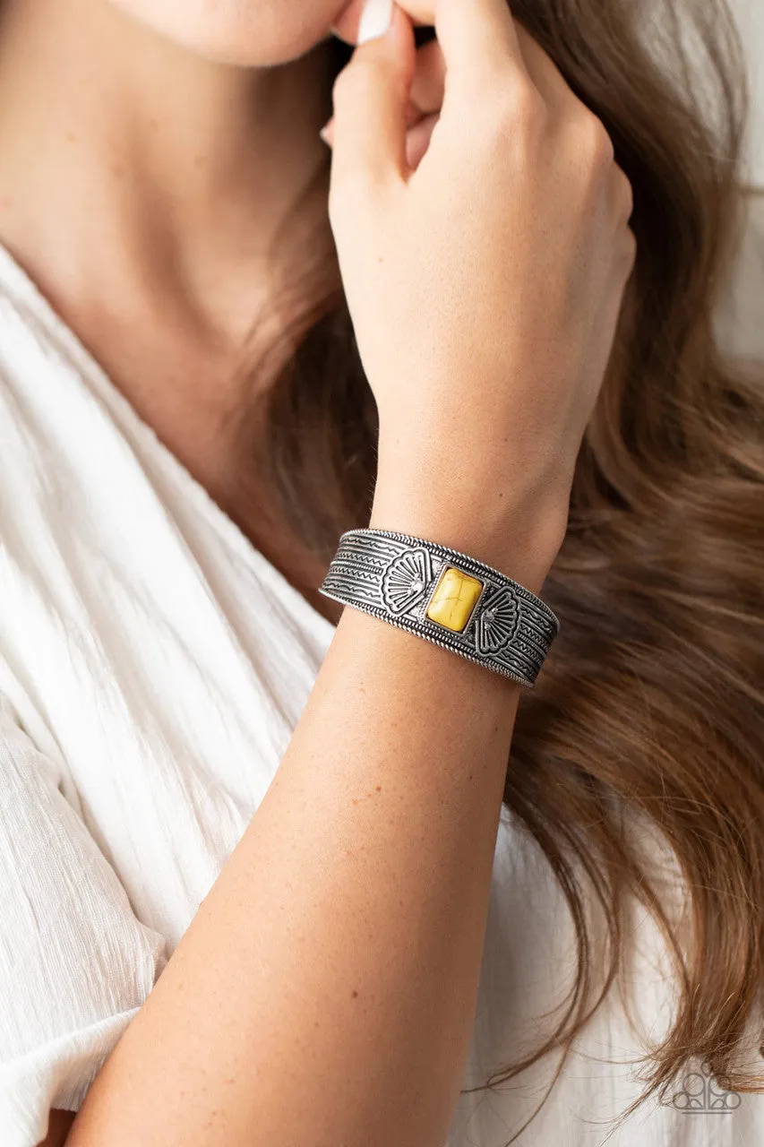 Ocean Mist Yellow Paparazzi Bracelet