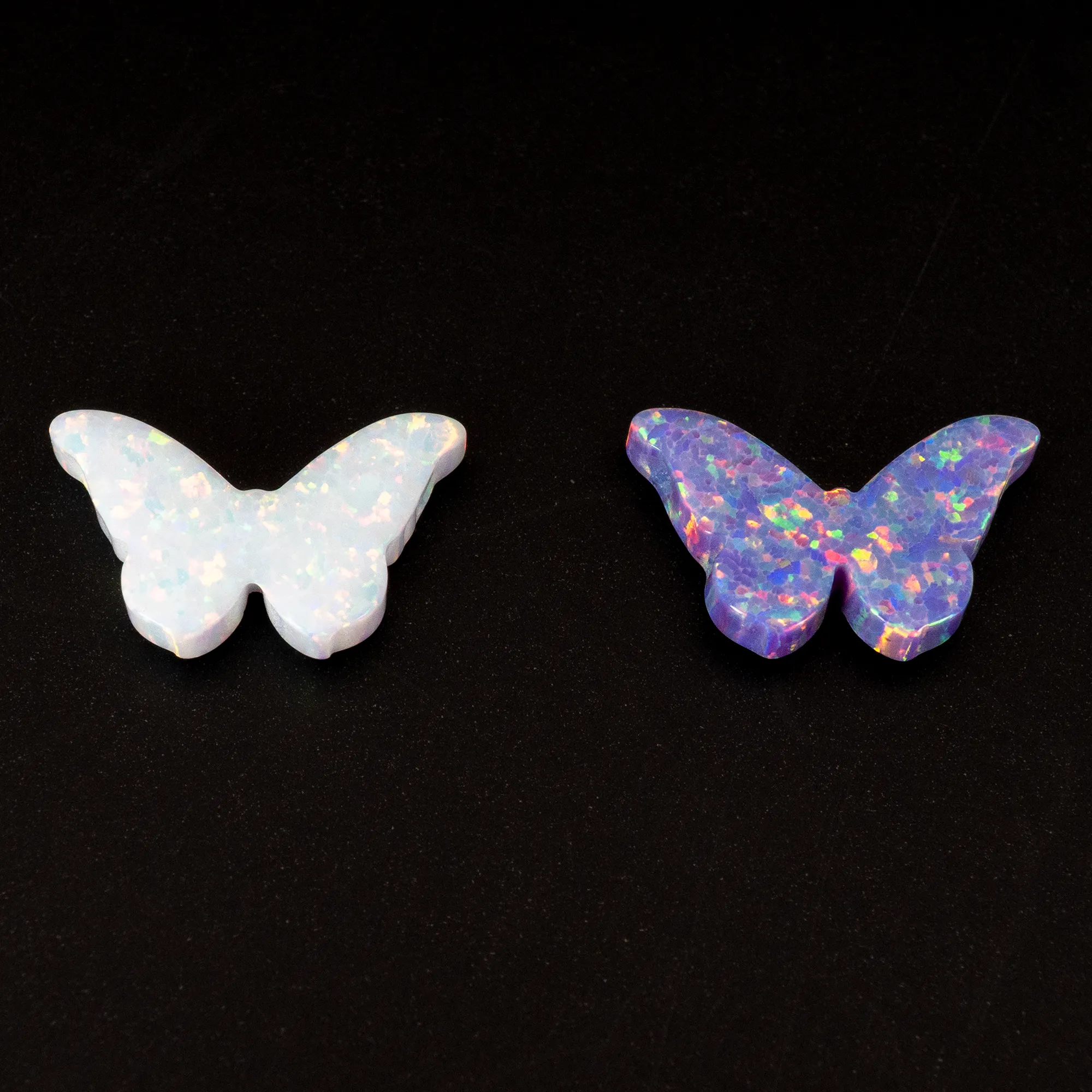 Opal Butterfly Charm