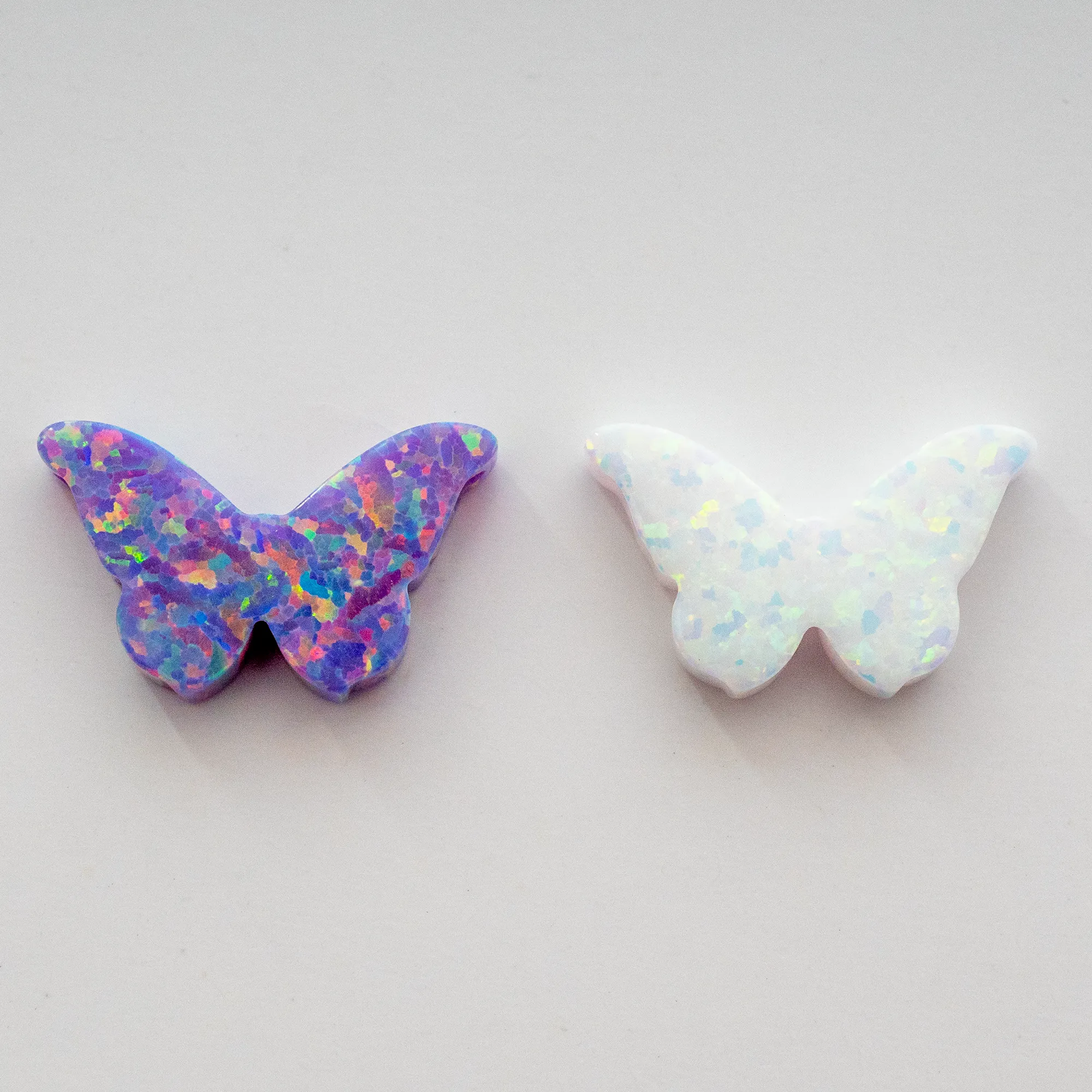Opal Butterfly Charm