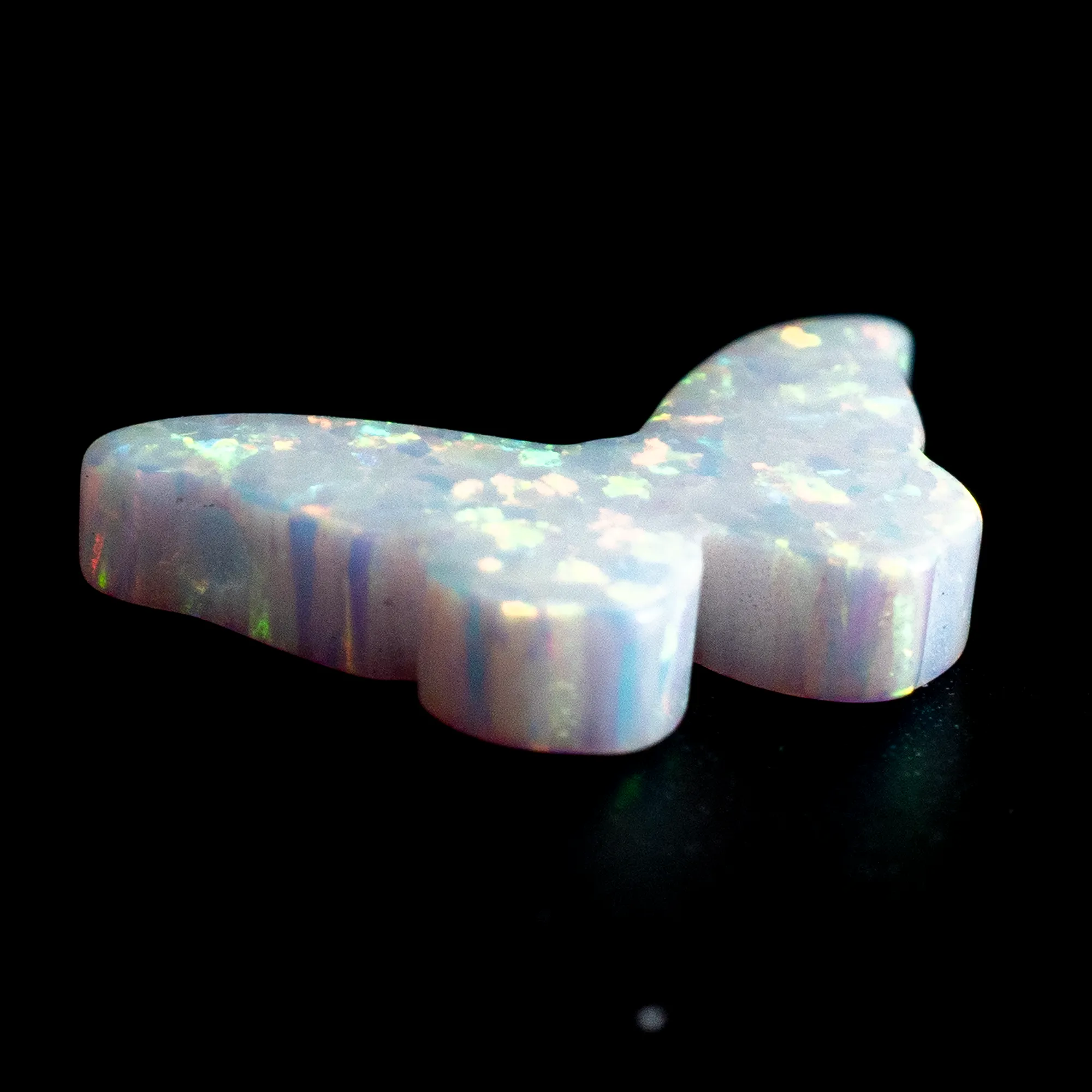 Opal Butterfly Charm