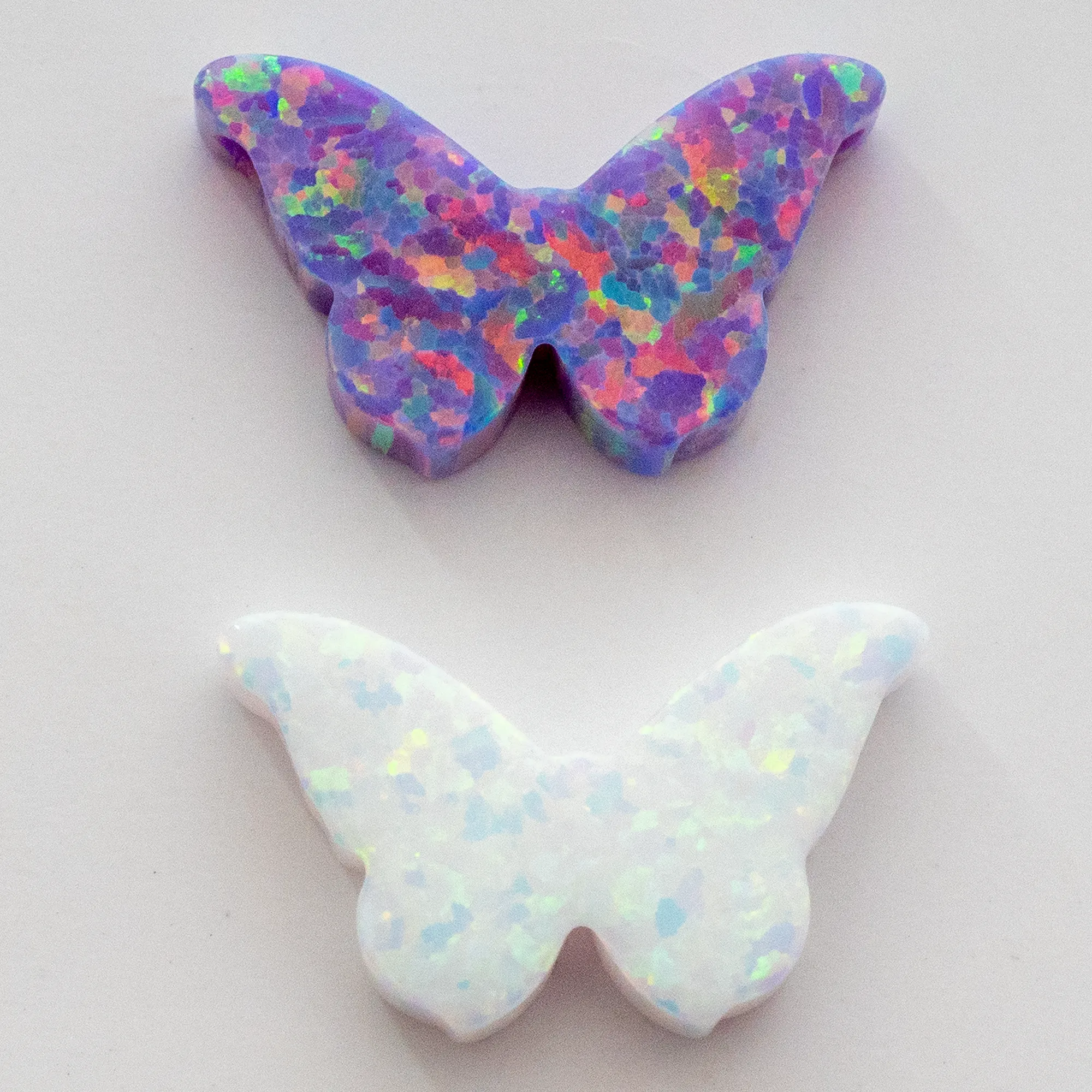 Opal Butterfly Charm