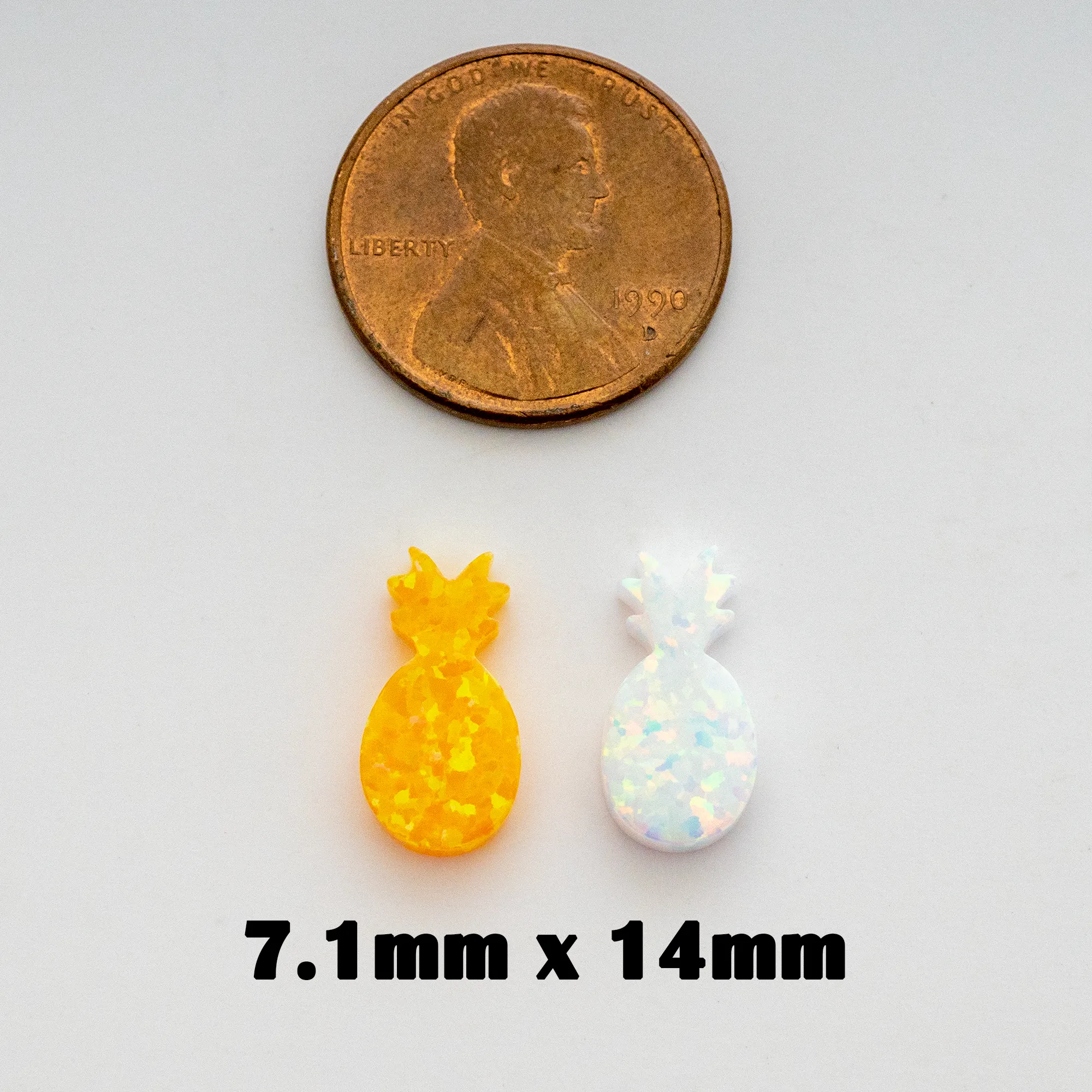 Opal Pineapple Charm