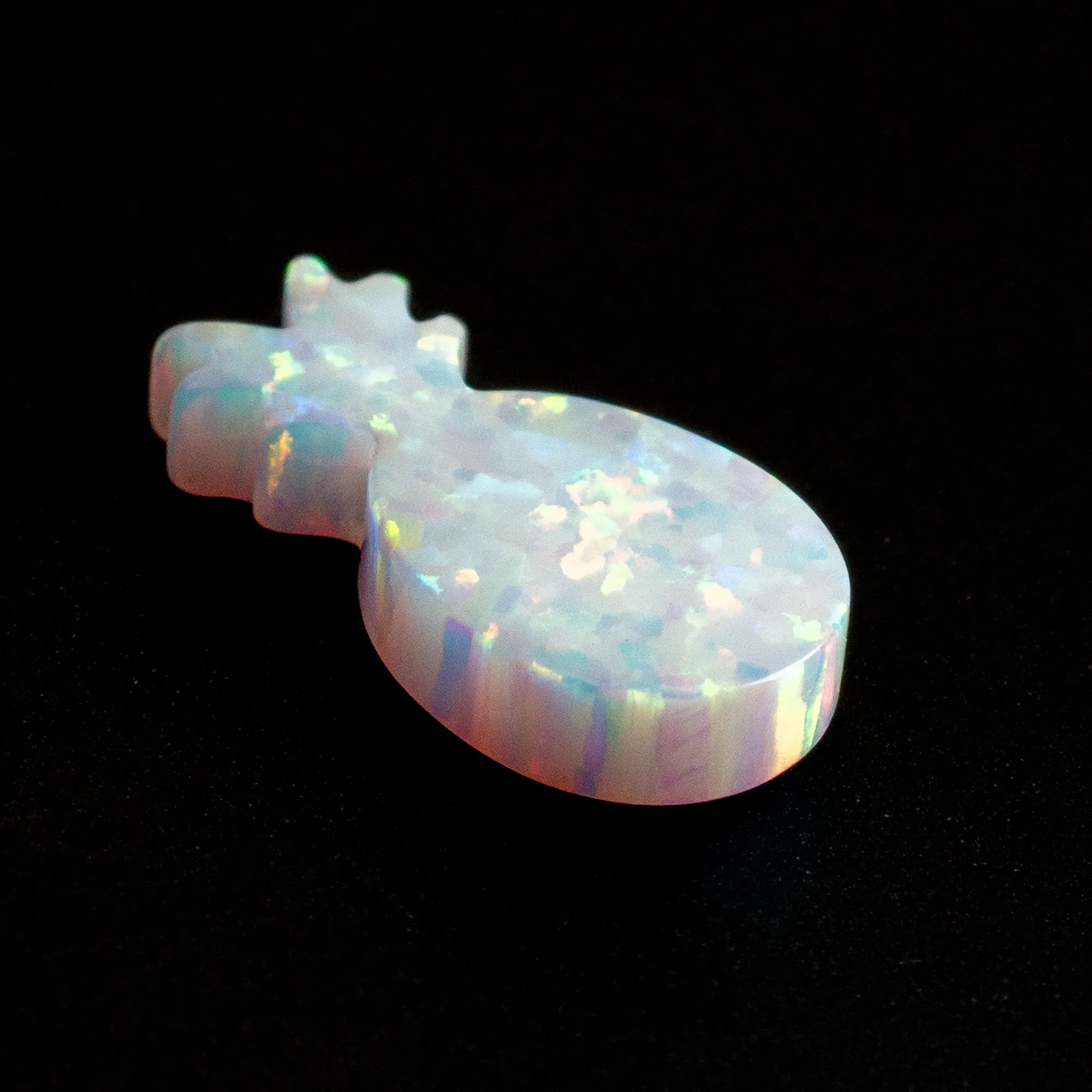Opal Pineapple Charm