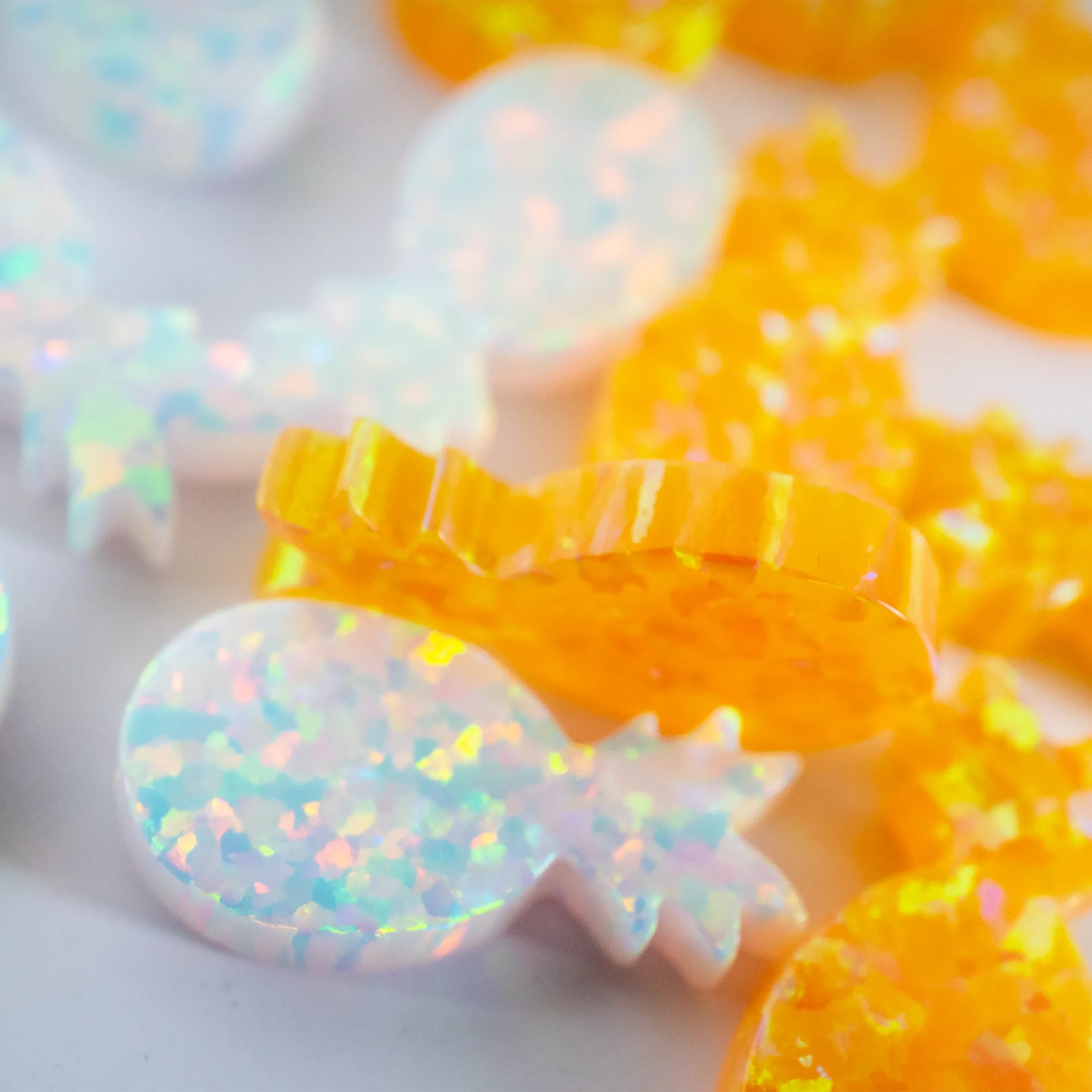 Opal Pineapple Charm
