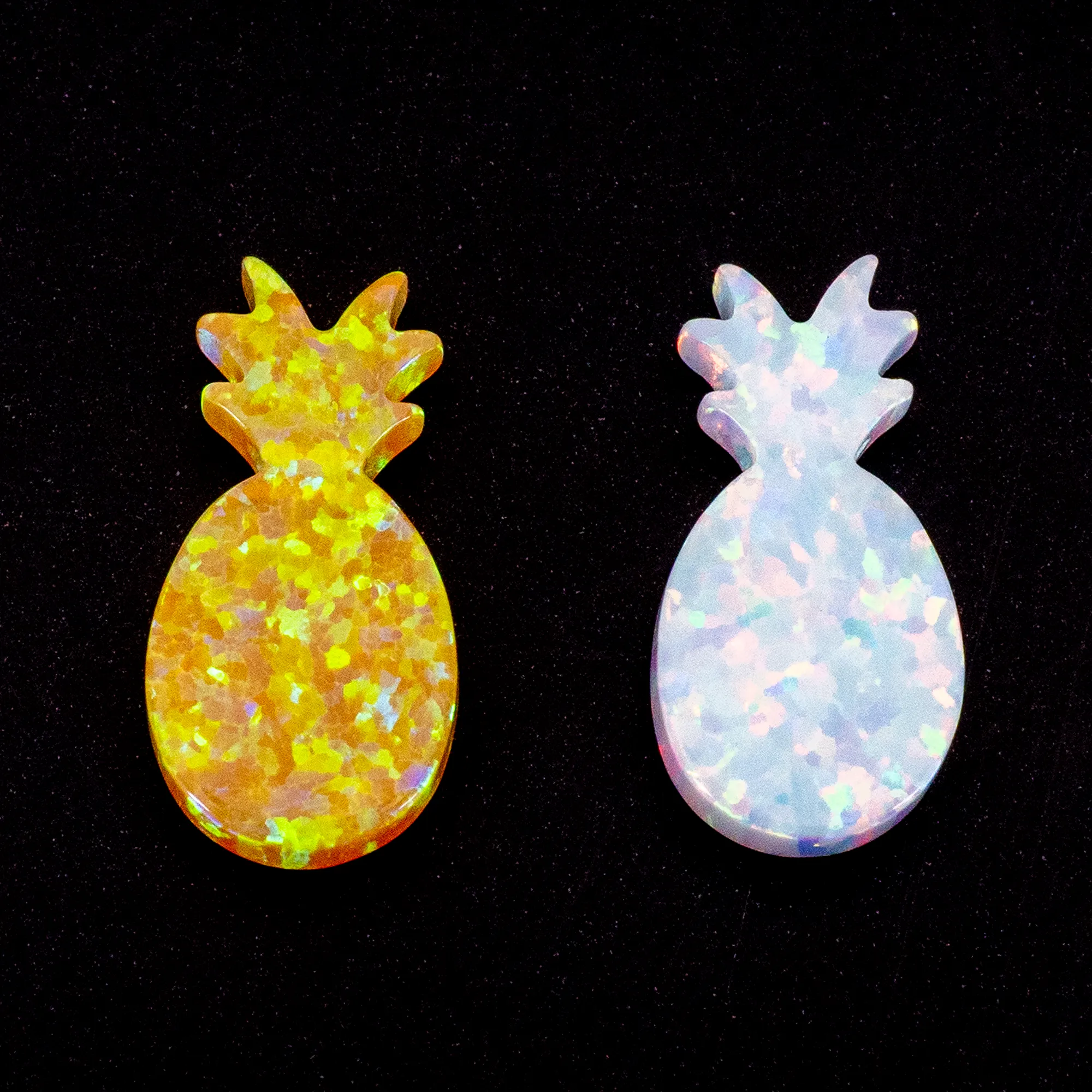 Opal Pineapple Charm