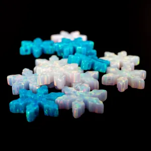Opal Snowflake Charm