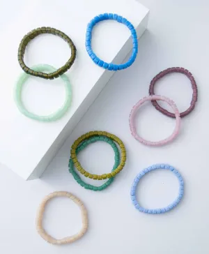 Opaque Glass Bracelet Bar Bundle