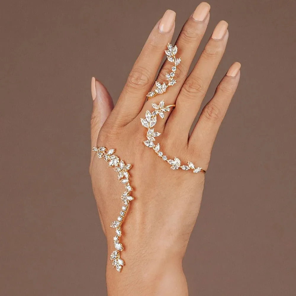 Open Hand Palm Bangle