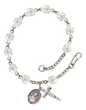 Our Lady of Czestochowa Custom Birthstone Rosary Bracelet