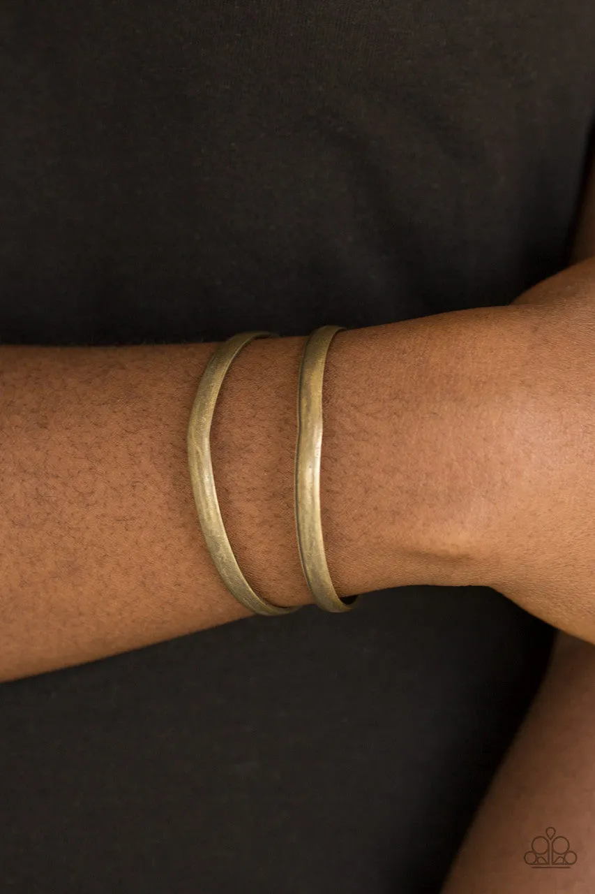 Palm Trees and Pyramids Brass Paparazzi Bracelet