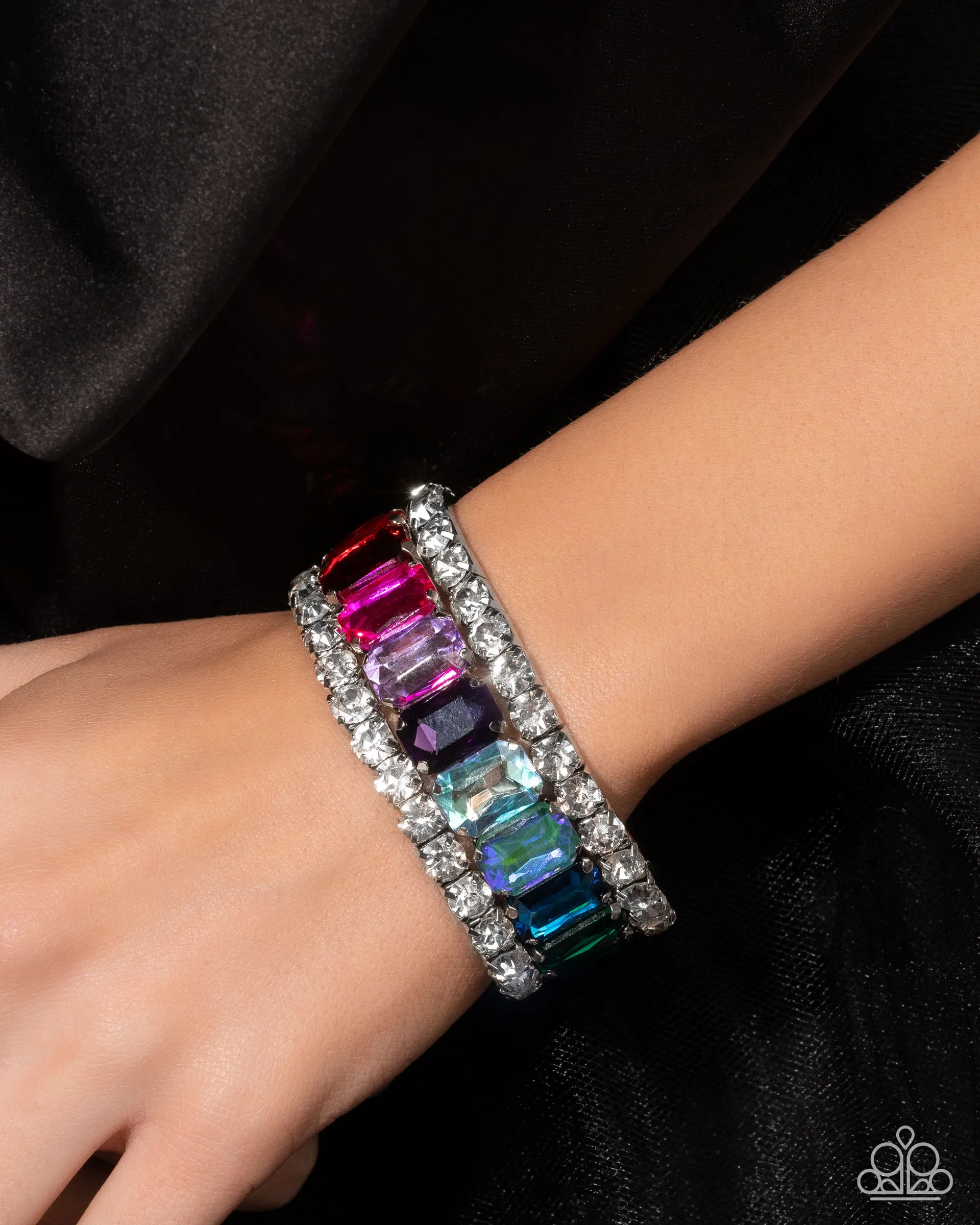 Paparazzi Candescent Caliber - Multi Bracelet (2025 EmpowerMe Pink)