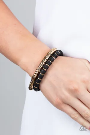 Paparazzi Catalina Marina - Black Bracelet