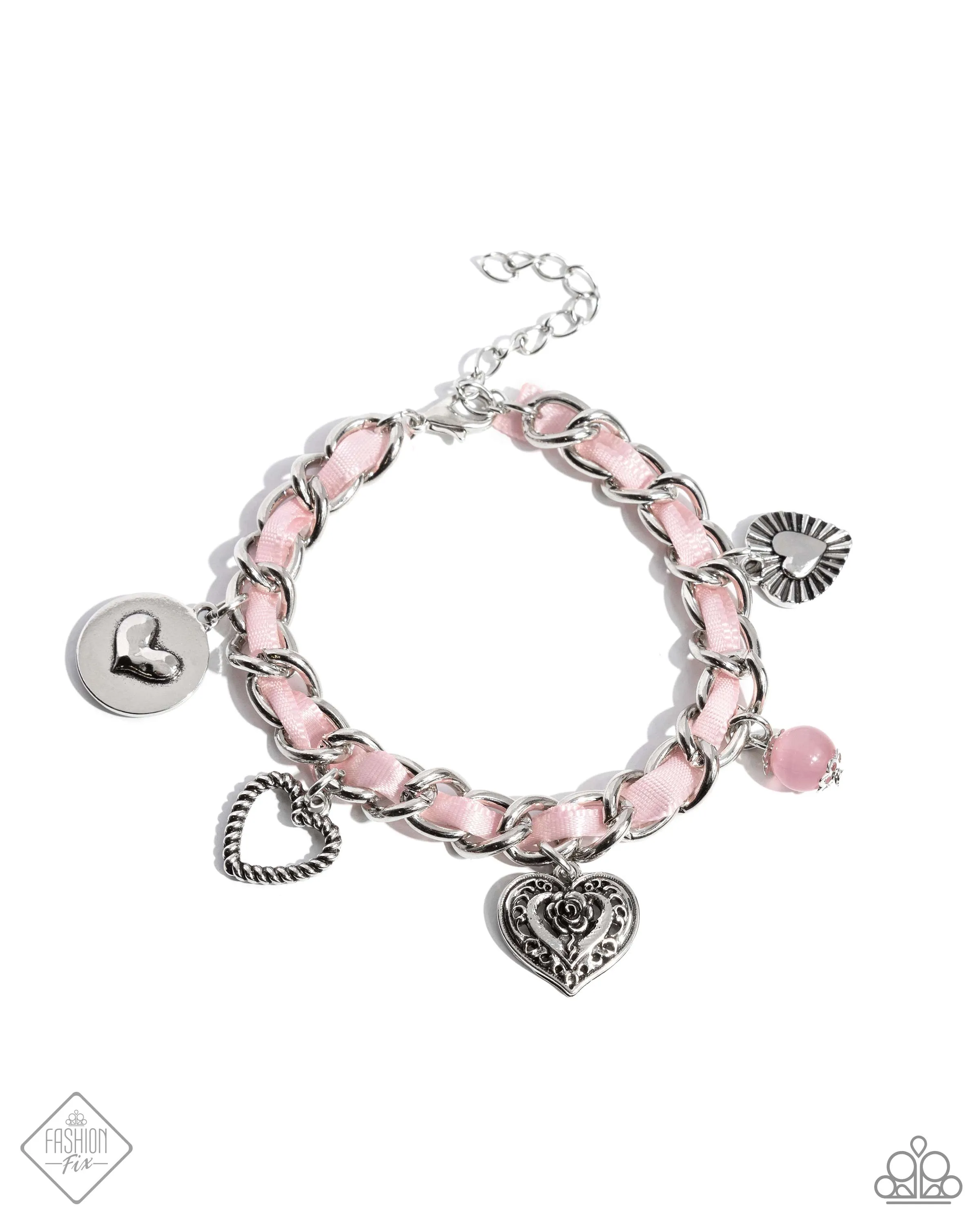 Paparazzi - Charming Contender - Pink Bracelet