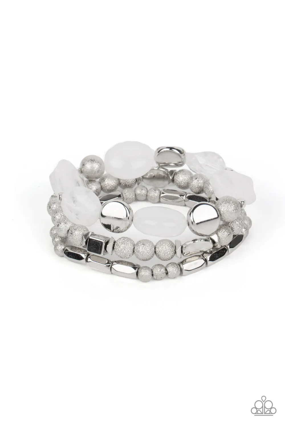 Paparazzi Marina Magic Bracelet White