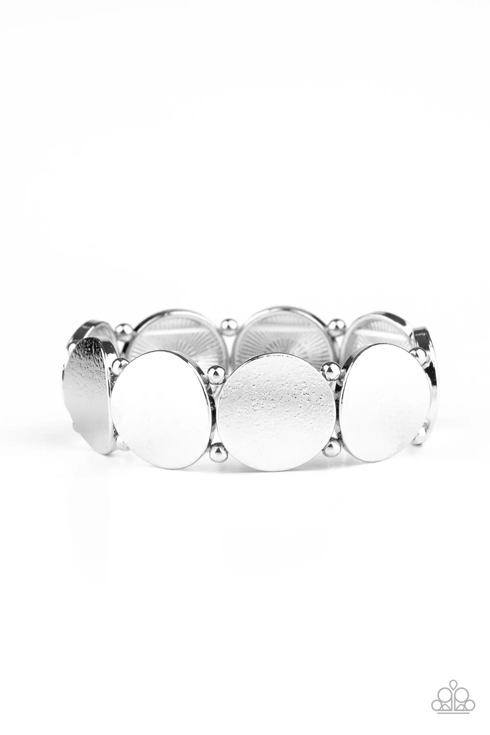 Paparazzi - Metallic Spotlight - Silver Bracelet