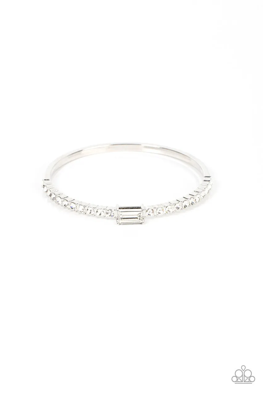 Party Crashing White Paparazzi Bracelet