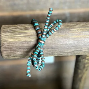 Patina Navajo Pearl Bow Stretch Bracelet