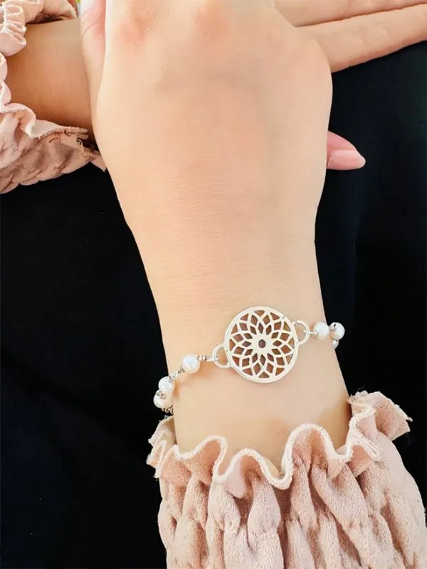Pearl Bracelet - Pure Silver