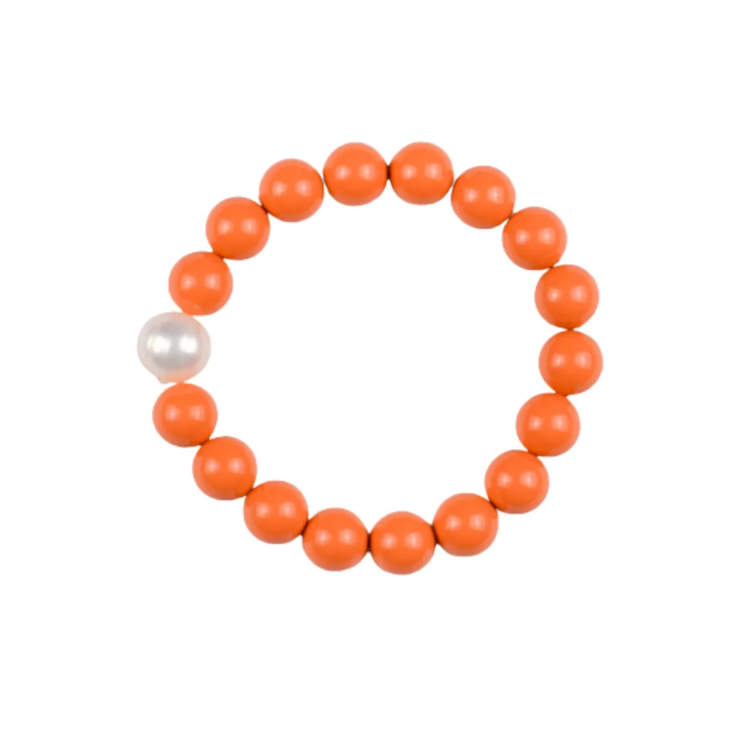 Pearl Embellished Bird Bracelet