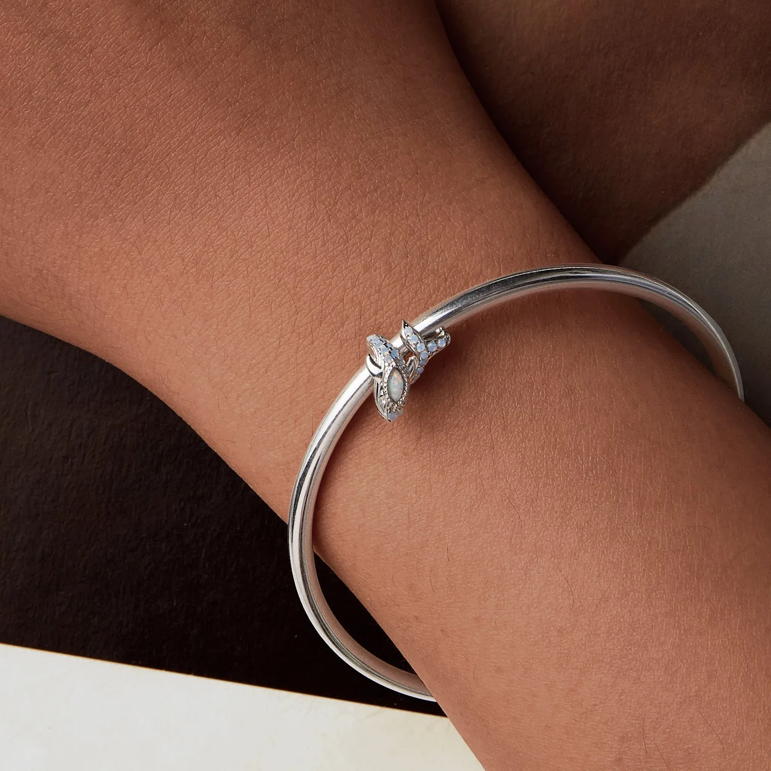 Pearly Whale Charm