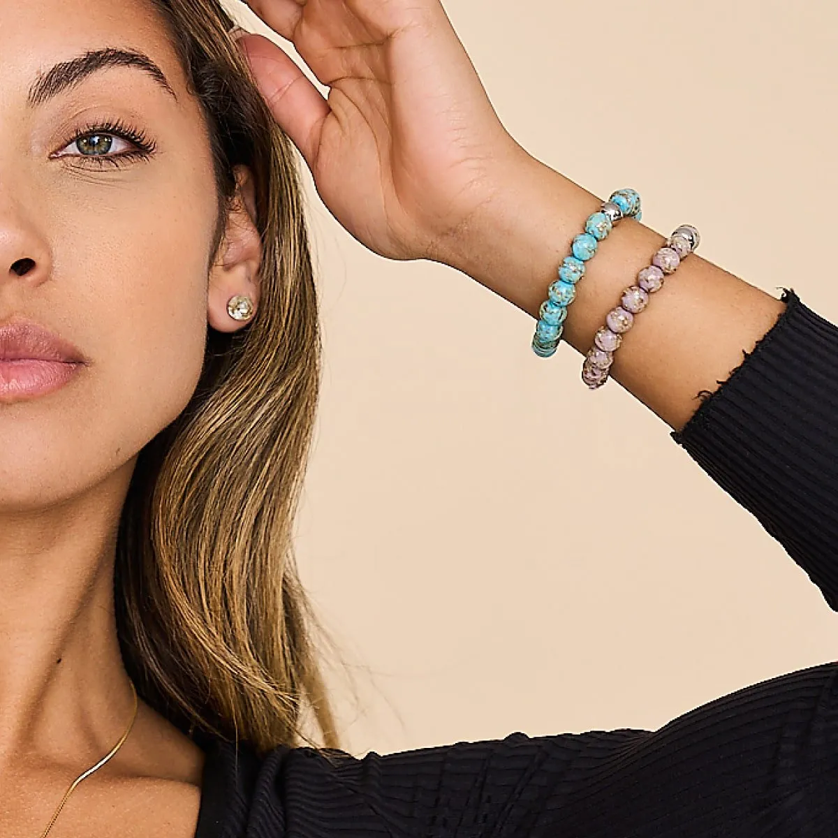 Periwinkle | .925 Sterling Silver | Firefly Glass Bracelet