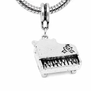 Piano European Bead Compatible for Most European Snake Chain Bracelet