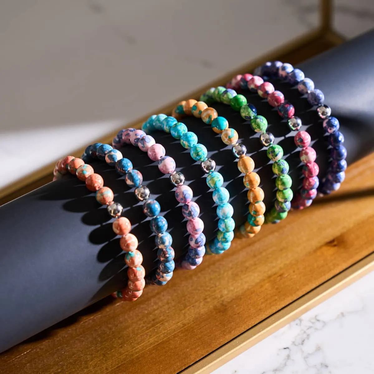 Picasso Porcelain Bracelet | Chocolate Sapphire