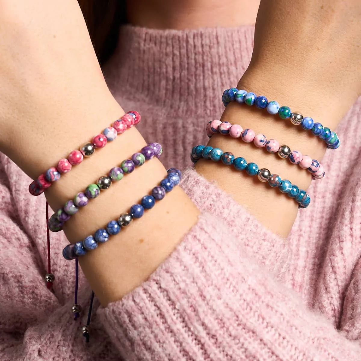 Picasso Porcelain Macrame Bracelet | Oceanica