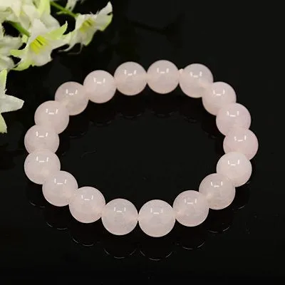 Pink and green Natural Gemstone bracelets