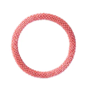 Pink Hibiscus | Himalayan Glass Bead Bracelet