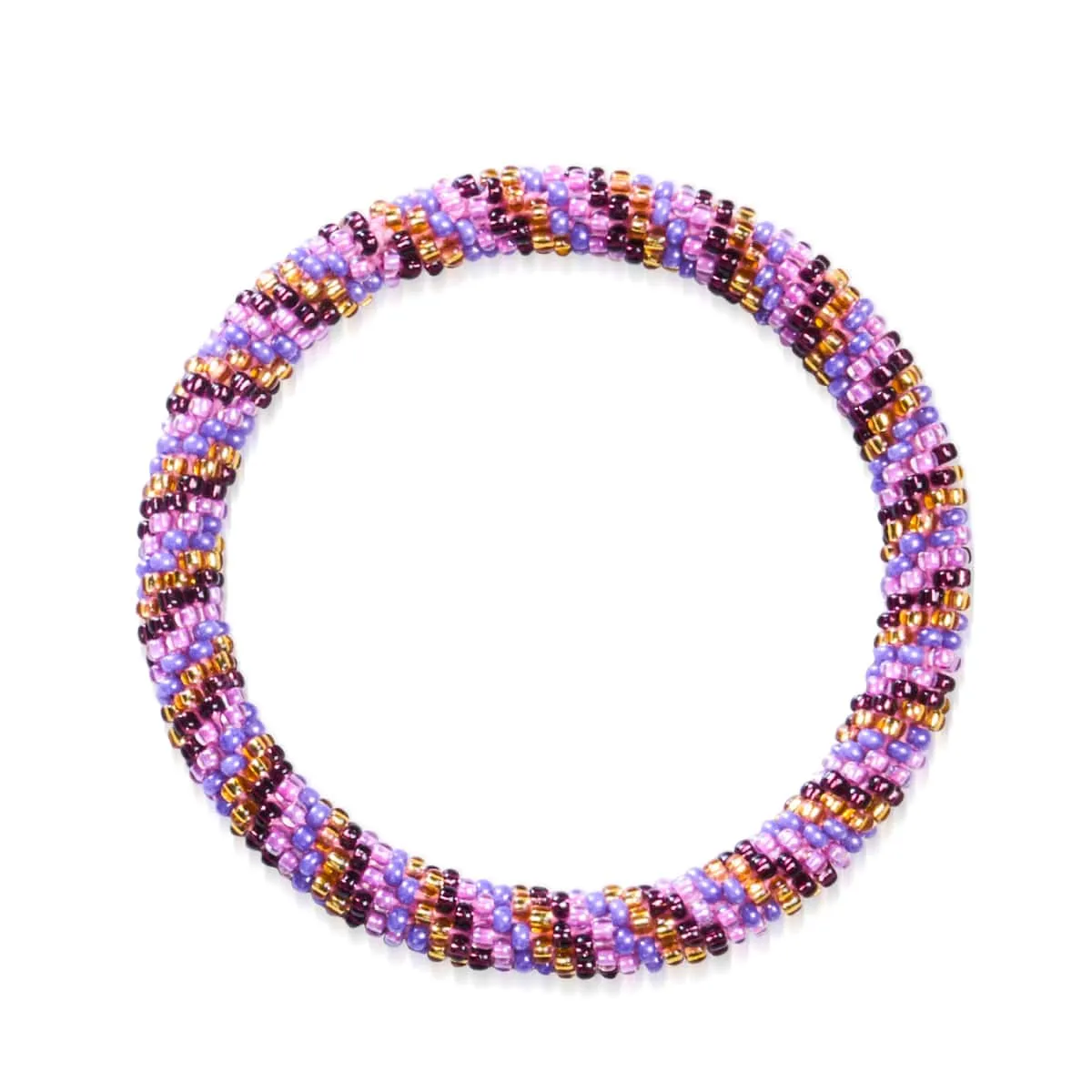 Pink Panther | Himalayan Glass Bead Bracelet
