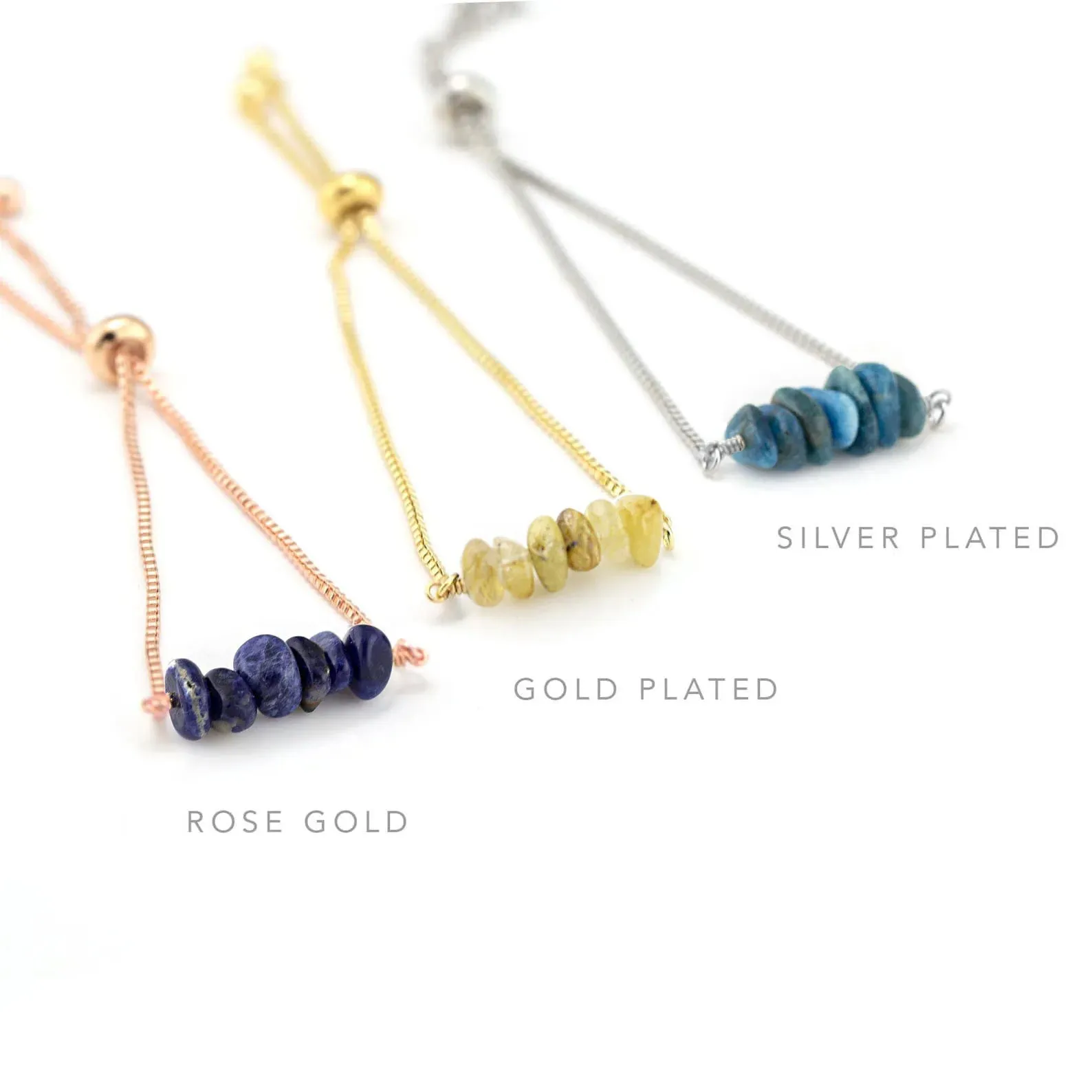 Pisces Zodiac Gemstone Bracelet