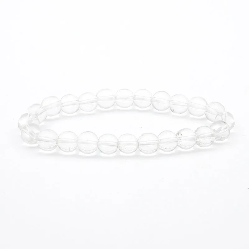 Polished Gemstone Beaded Bracelets - 8mm - Elastic - Choose from 17 Gemstones!