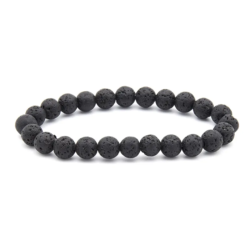 Polished Gemstone Beaded Bracelets - 8mm - Elastic - Choose from 17 Gemstones!