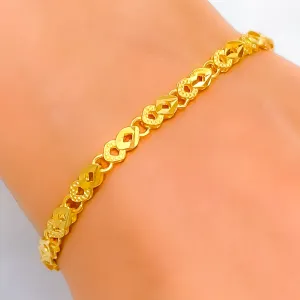 Polished Heirloom 22k Gold Bracelet