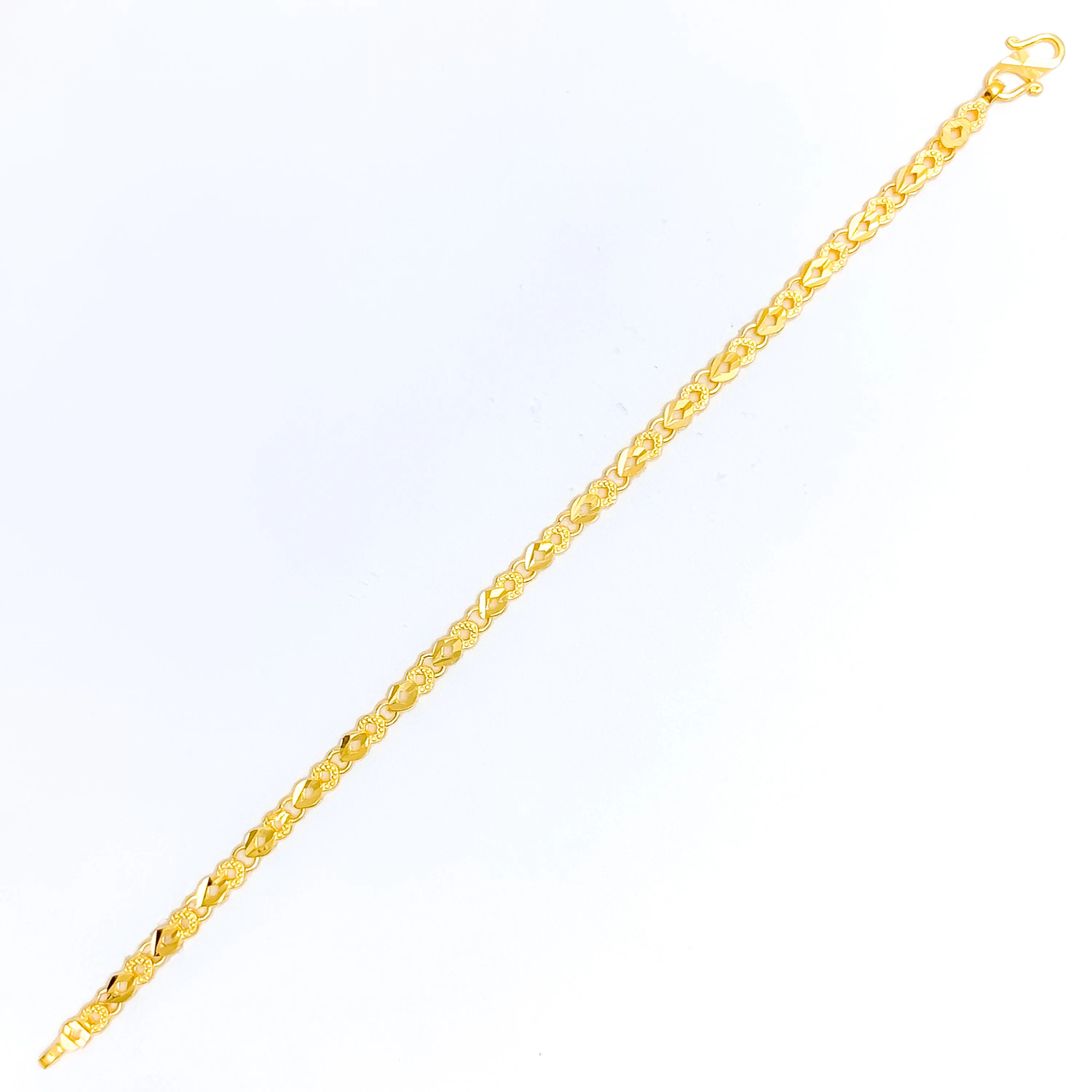 Polished Heirloom 22k Gold Bracelet